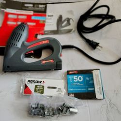 ARROW Electric Staple/Nail Gun w/Extra Nails and Staples
