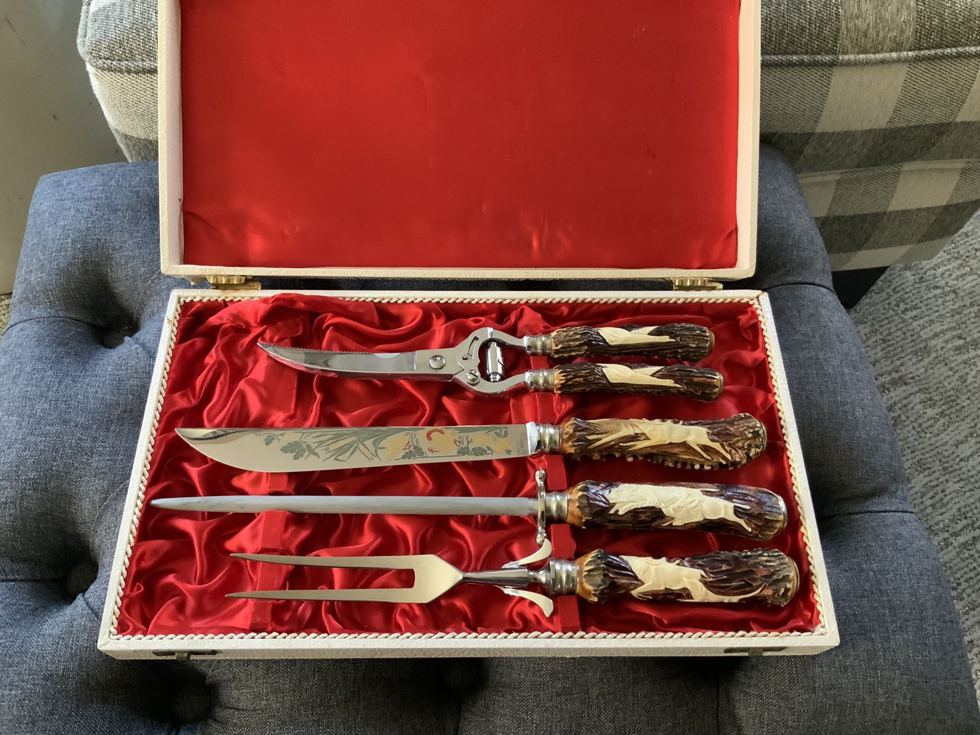 Antique Carving Set,