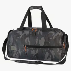 Water Resistant Sports Gym Travel Weekender Duffel Bag with Shoe Compartment