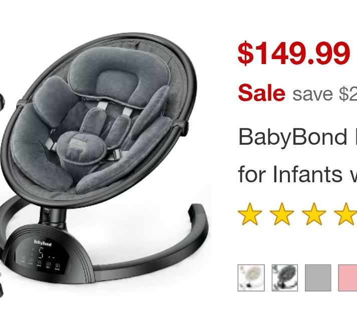 BabyBond Swing And Vibrating Chair