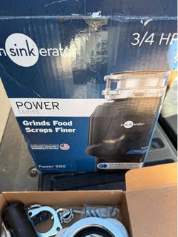 New Insinkerator 3/4” HP