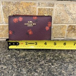 Coach Burgundy Wallet