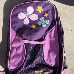 Butterfly Purple Backpack