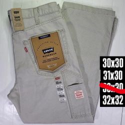Levis 568 Workwear Loose Straight Carpenter Jeans With Tags