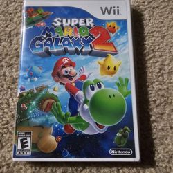 Mario Galaxy 1 + 2 - Like New - Nintendo Wii