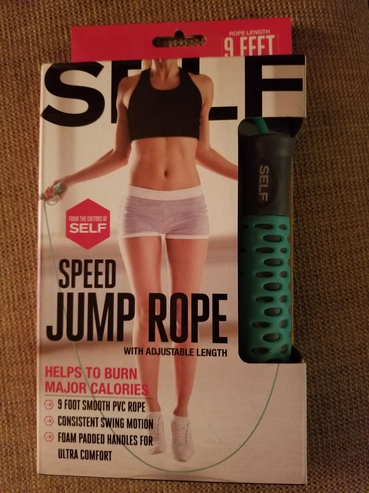 New 9 foot adjustable length jump rope by SELF