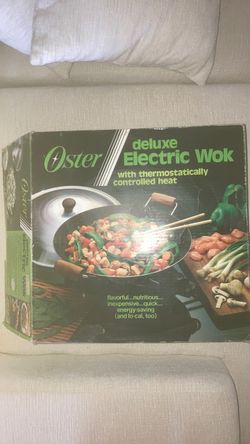 vintage Oster  electric wok new in box