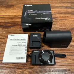 Canon PowerShot G7X Mark II