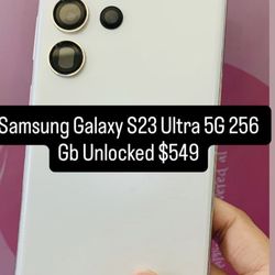 Samsung Galaxy S23 Ultra 256gb unlocked  $549