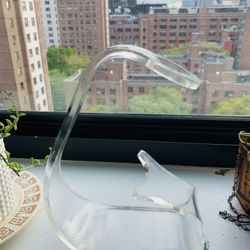 Vintage lucite wine Bottle Holder 