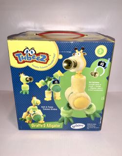 Tubeez “Giraffe & Alligator” Poseable Building Set (Kid Galaxy) – Age 3+ New!