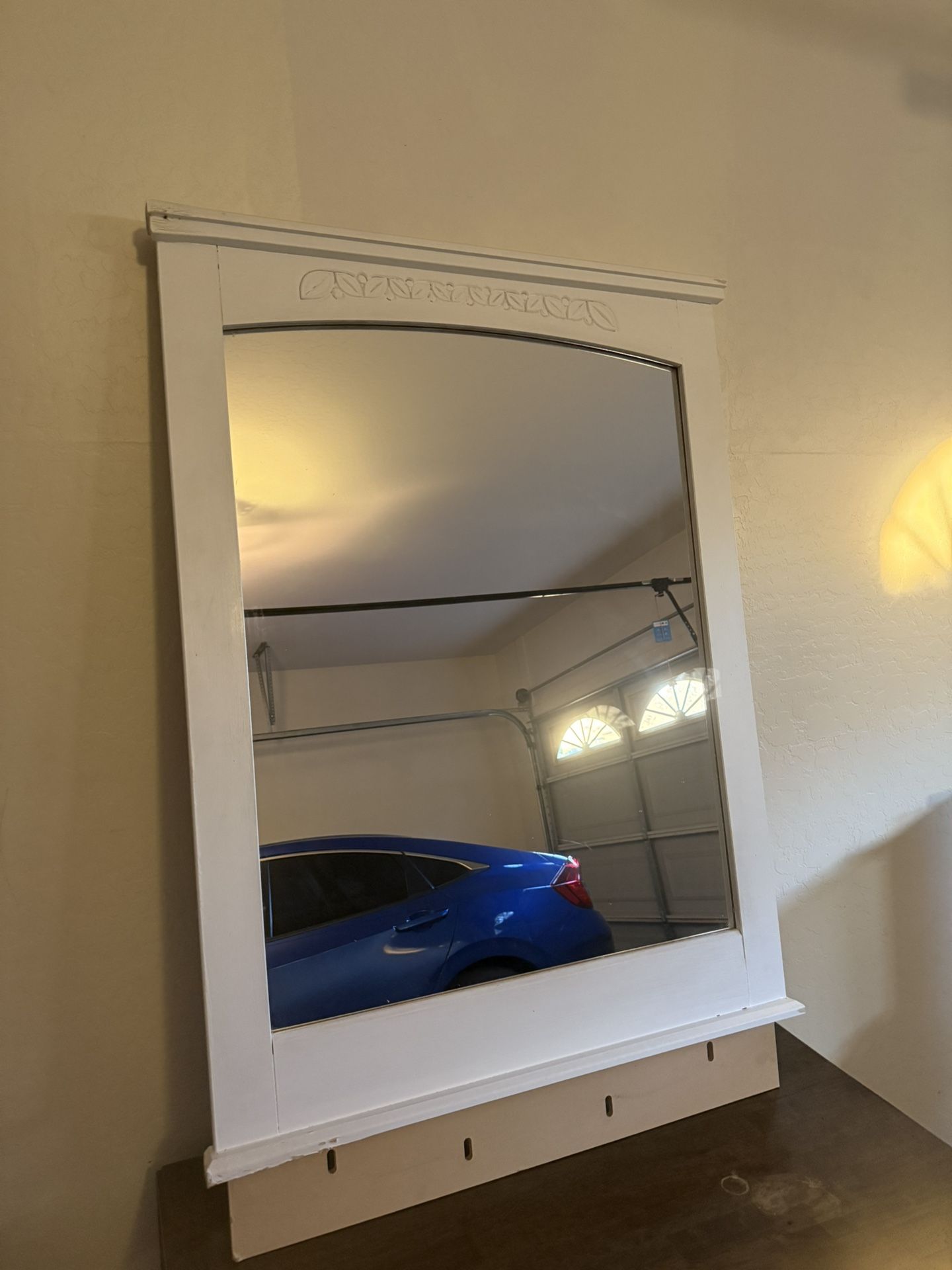 White Mirror for Dresser