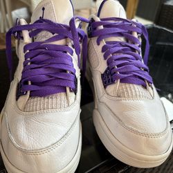 Air Jordan’s white and Purple