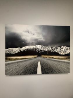 Large Mountain Landscape Canvas Wall Art