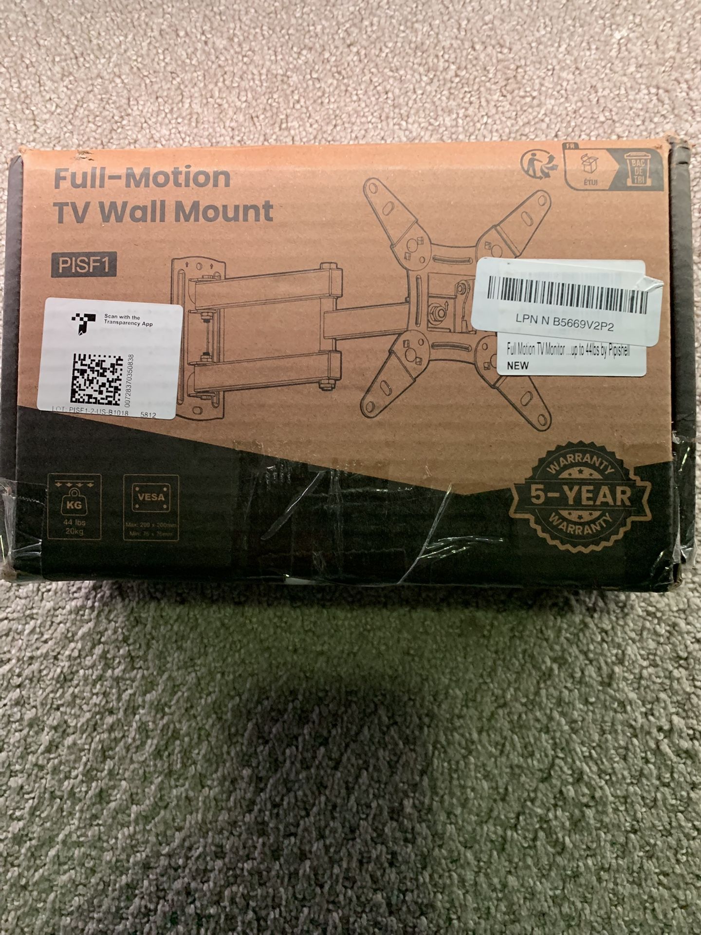 Full Motion TV Wall Mount