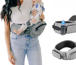 Hip seat baby carrier