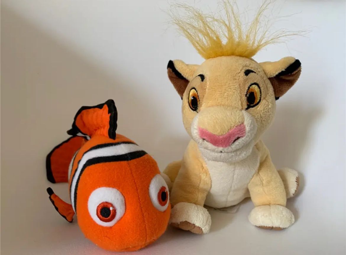 Disney Lion King Simba Cub Finding Nemo Plush