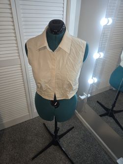 Cream Collared Shirt