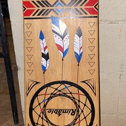 Rimable Bamboo Drop Through Longboard.