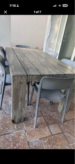 Article Outdoor Dining Table 86”
