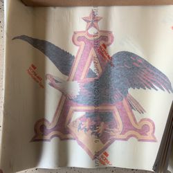 Large Anheiser Busch A&Eagle Decal 
