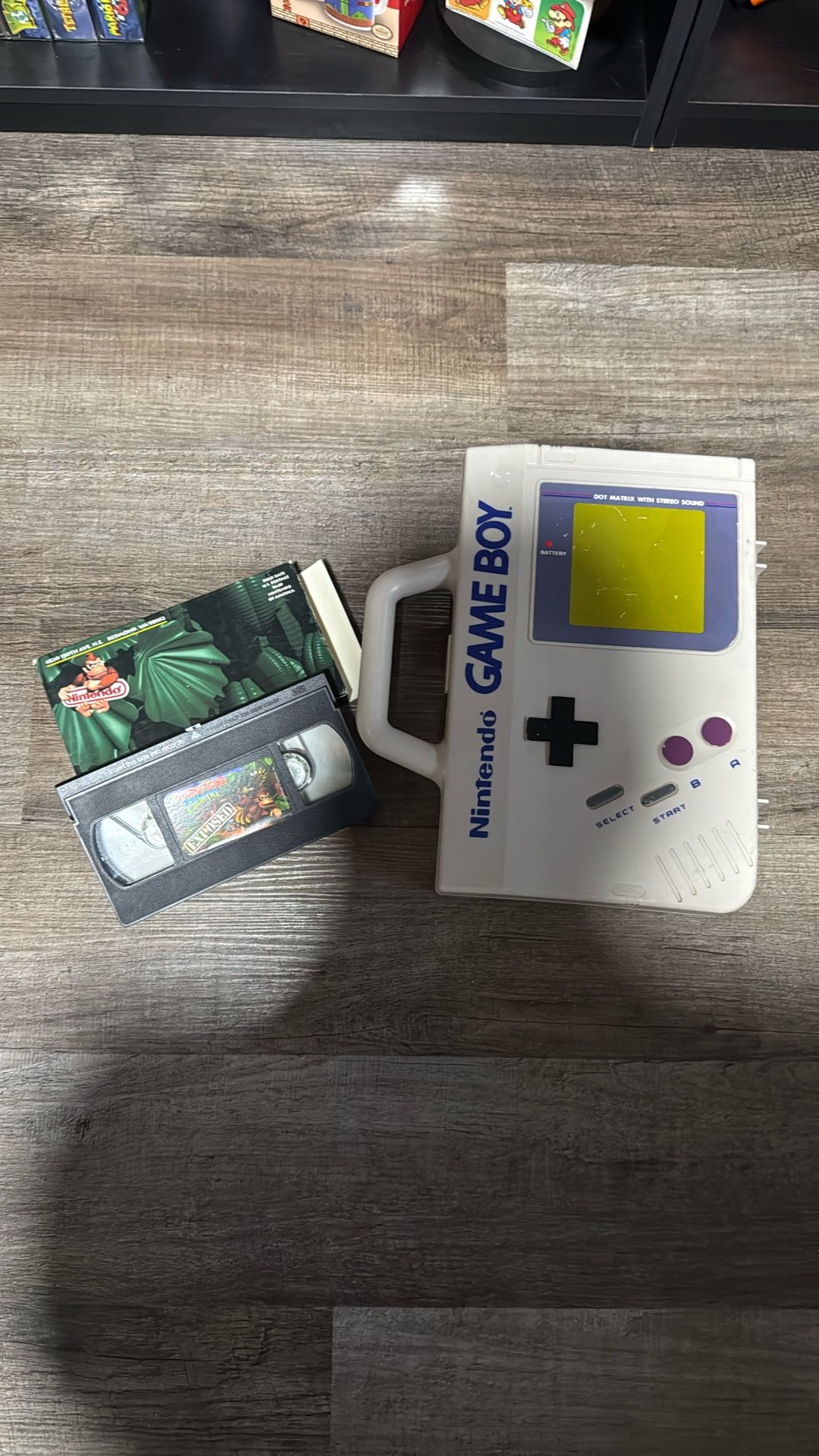 Gameboy Case And Donkey Kong VHS