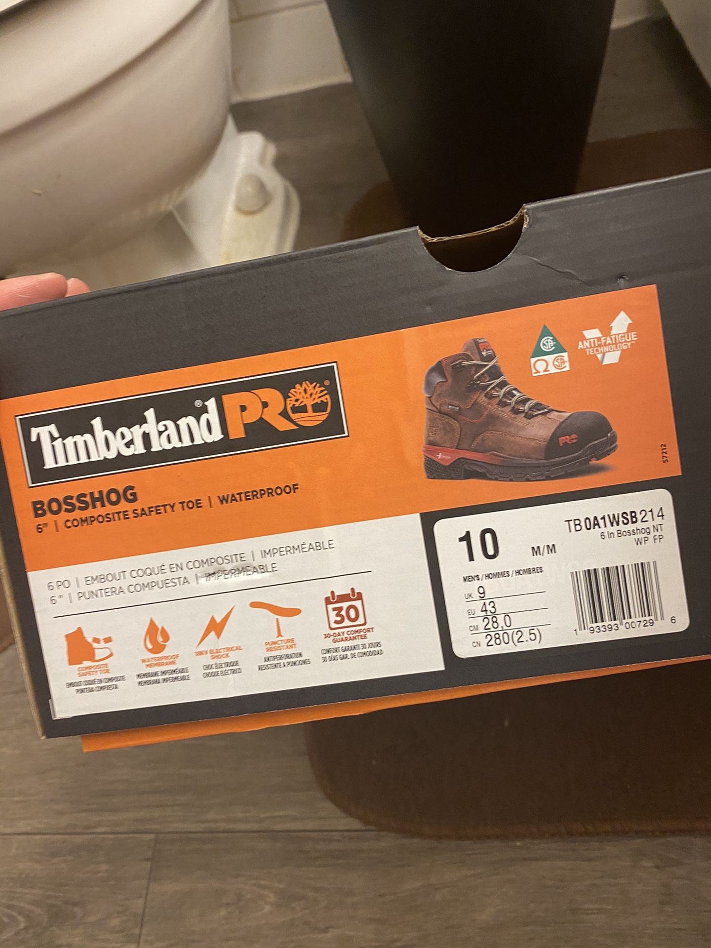 Timberland Boots Size 10 (Like New)