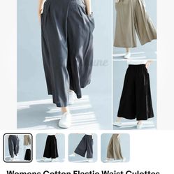 Wide Leg Cullotes 