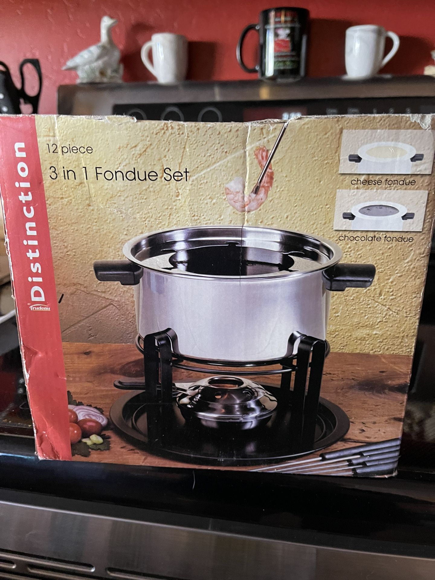 3 In 1 Fondue Set 12 Piece Trudeau