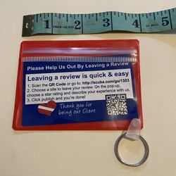 Waterproof ID Badge Holder Card Case Slim keychain Protector, https://offerup.com/redirect/?o=U2N1YmEuY29t, New !