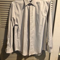 Calvin Klein Mens Long sleeve button-down shirt  16:32/33 slim fit