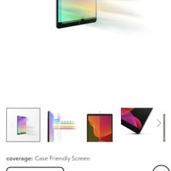 Invisible Shield Zagg Temper Glass Screen Protector For iPad 10.2 7th, 8th and 9th Gen. Lifetime Warranty 