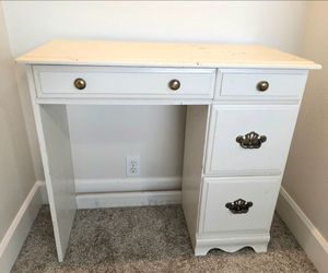 Solid wood desk