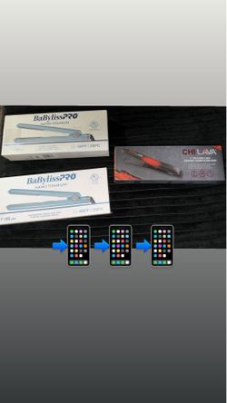 Brand new Babyliss and CHI and LE DUO FLEX “Straightener and curling irons