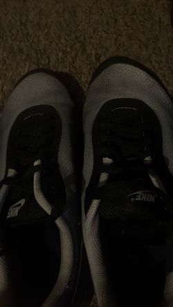 Black and white shoes