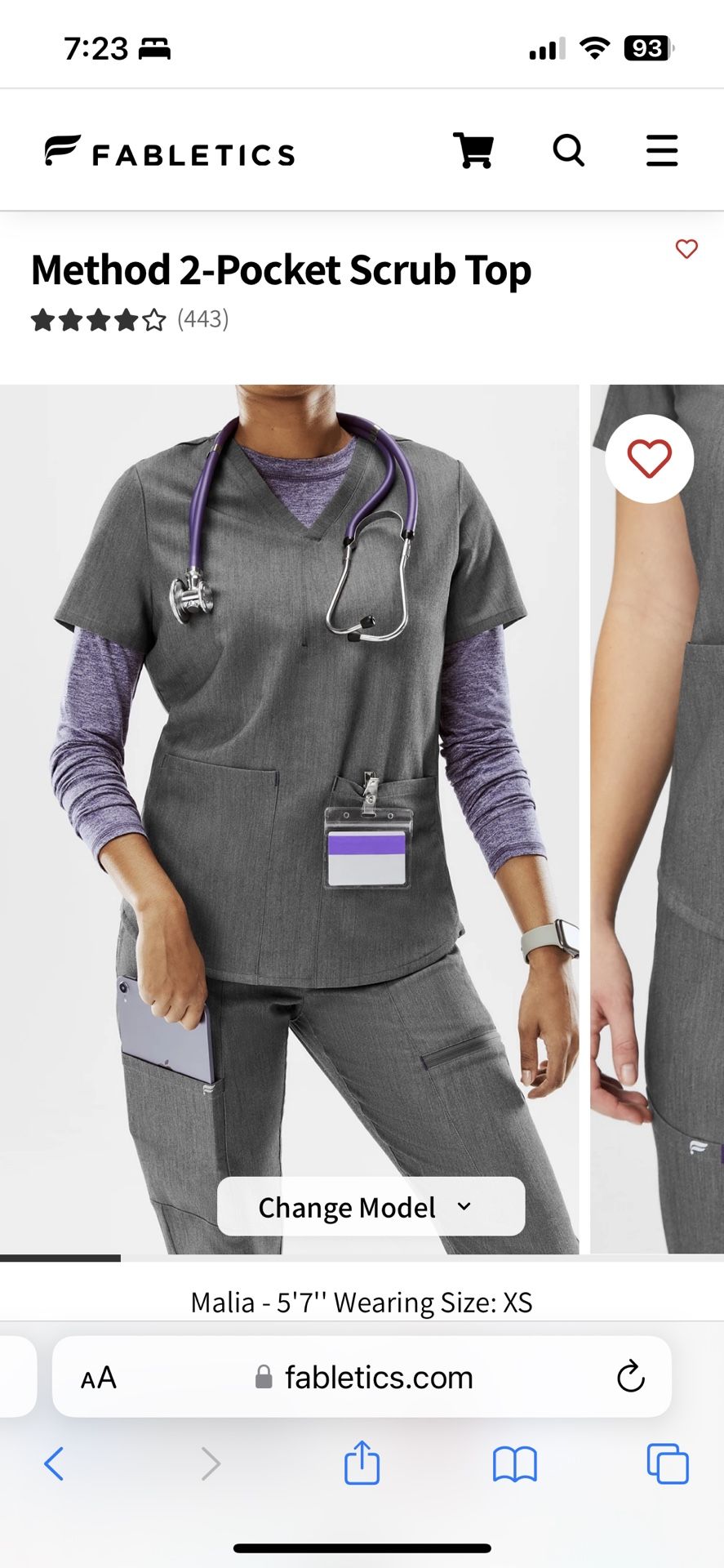 Fabletics Brand new Never Worn scrubs. Both Together. for Sale in