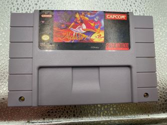 Capcom Disney's Aladdin (Super Nintendo SNES) Game Cartridge - NTSC-U/C Used