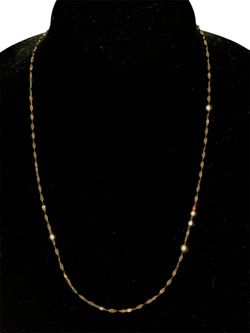 18" Thin gold chain #32942