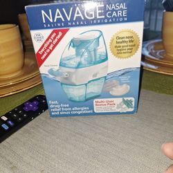 NAVAGE - NASAL IRRIGATION CARE - FACTORY SEALED BOX UNOPENED BRAND NEW.  $65. FIRM PRICE 