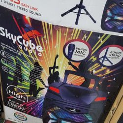 15" Bluetooth Speaker Rechargeable DJ Karaoke ALL IN ONE 