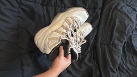 Air Jordan 11 White Low-Top Sneakers