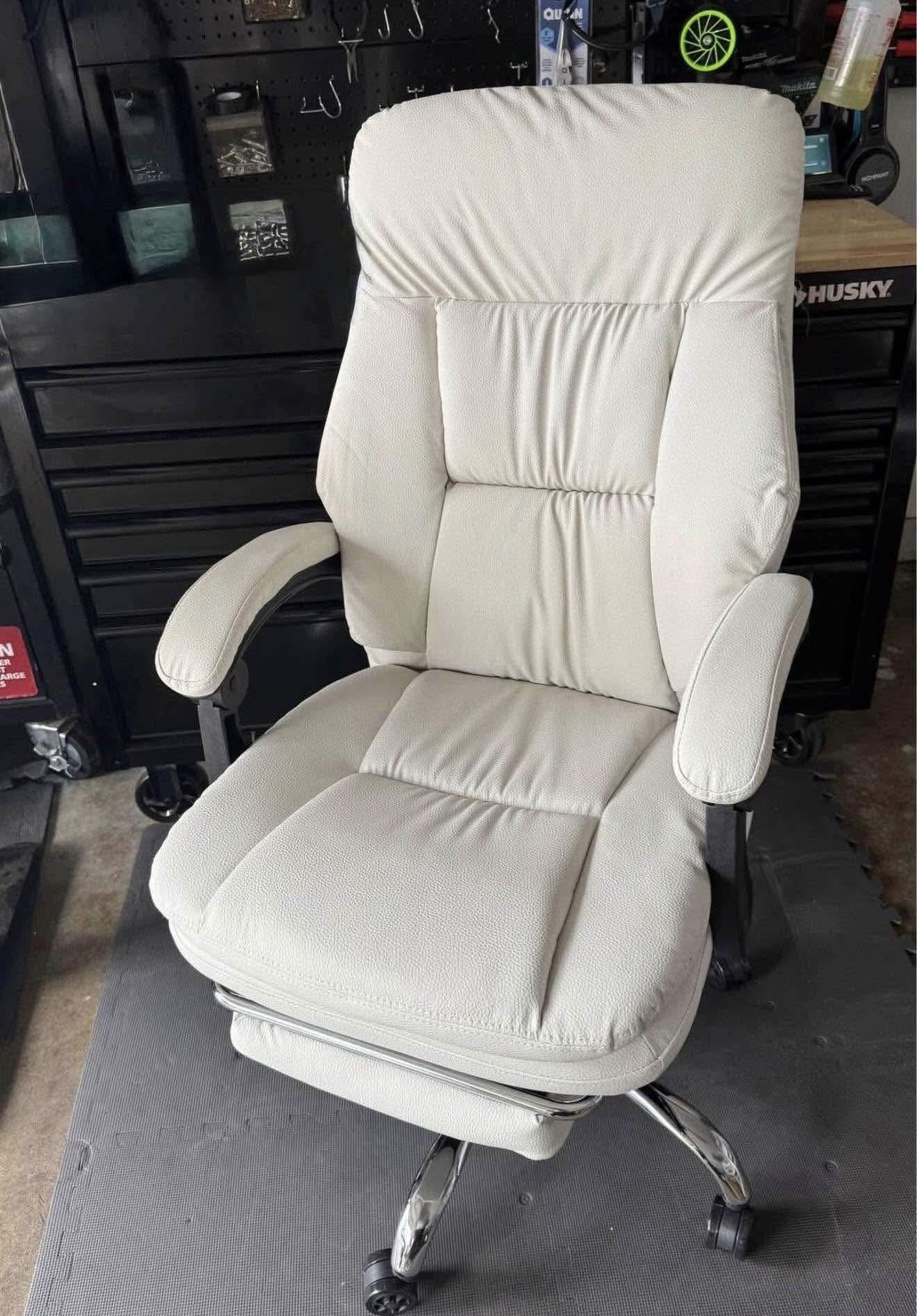 Office Chair with Footrest, Adjustable
