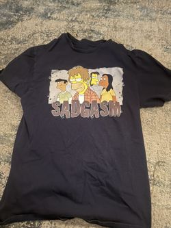 The Simpsons SADGASM T Shirt Men’s Size Medium