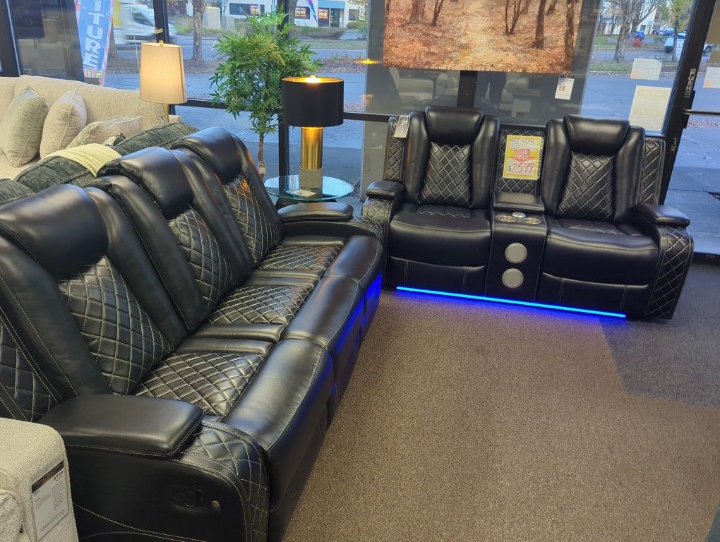 Beautiful Reclining Sofa And Loveseat Set New