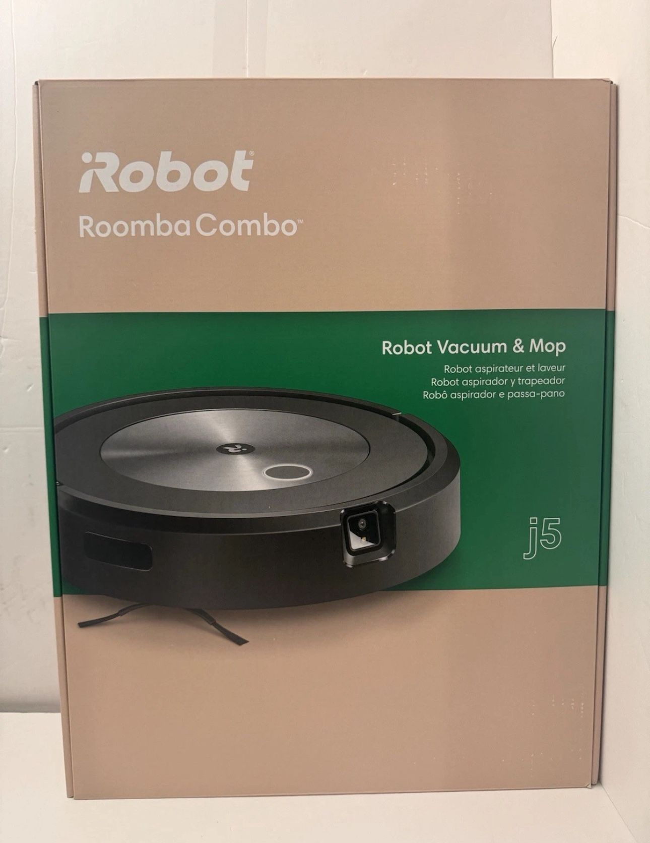iRobot Roomba j517020 Combo j5 Robot Vacuum And Mop With Smart Mapping (New!)