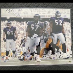 RAVENS SIGNED 16x20 BART SCOTT PHOTO