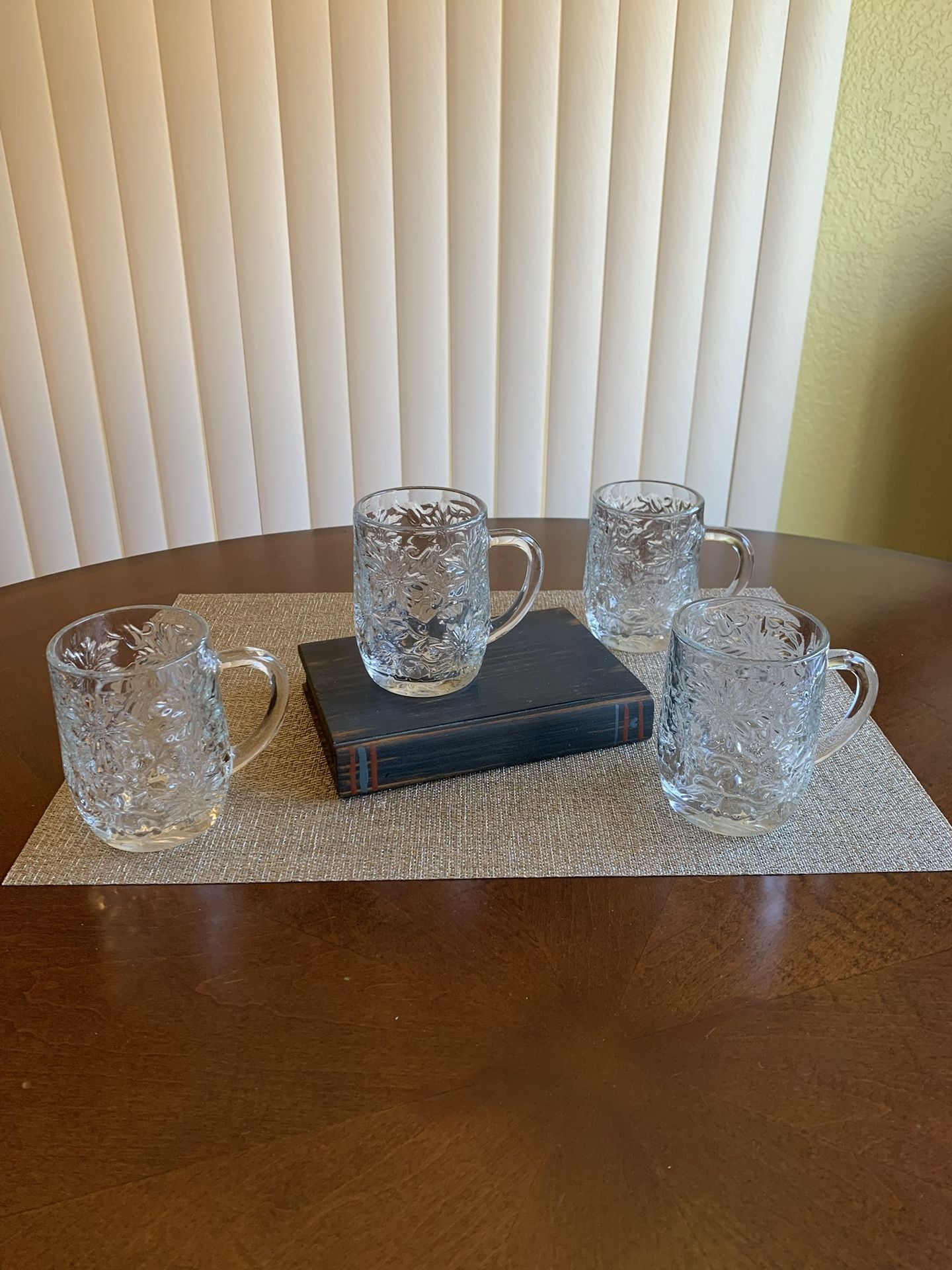 Princess House Fantasia Coffee/Tea Mugs (Set Of 4)