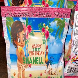 Moana Chip Bags 