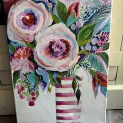 16x20 Original Acrylic Painting On Canvas