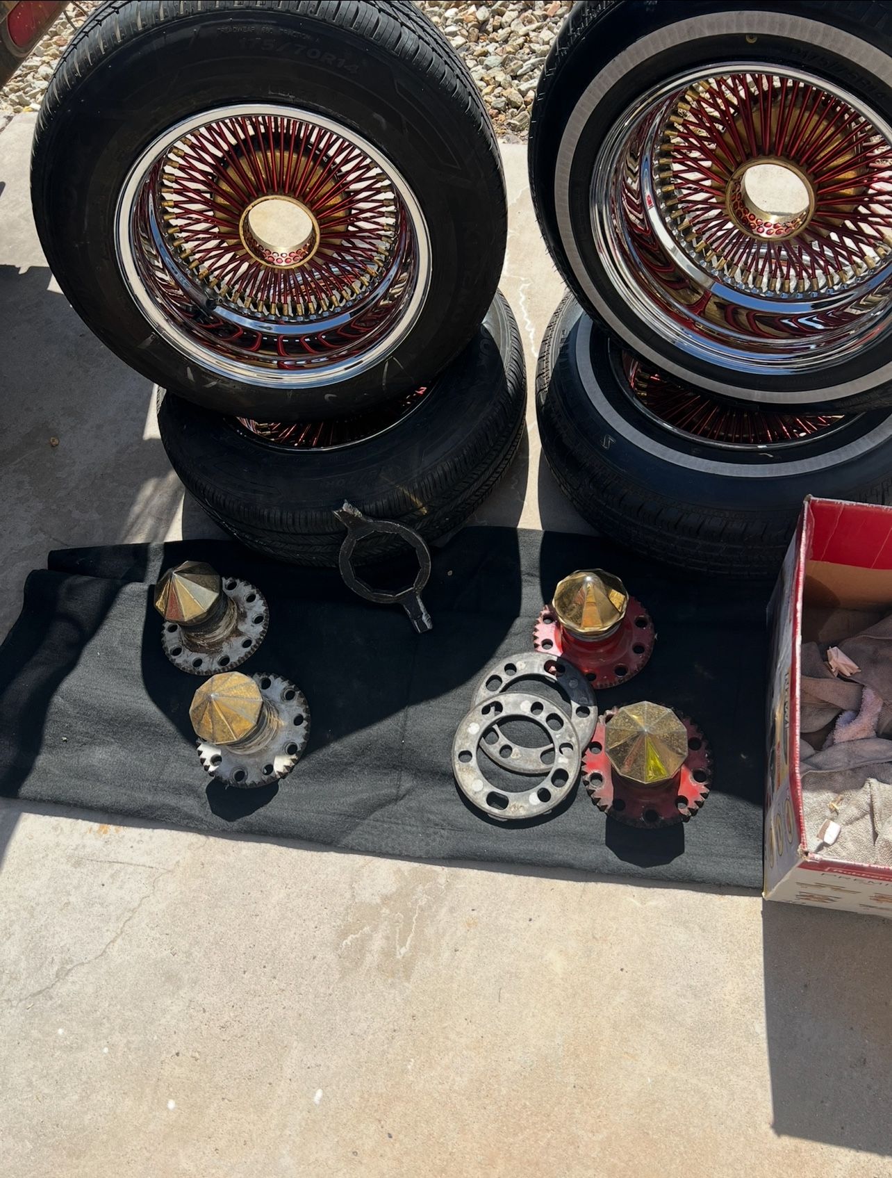 Rfq Wheel Rims Low Rider Spoked Wheels 14” for Sale in Chandler, AZ - OfferUp
